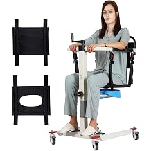 Patient Lift Transfer Chair - Portable Wheelchair to Car Transfer Device, Home Nursing Lift Transfer Chair for Elderly and Disabled from Bed to Wheelchair C