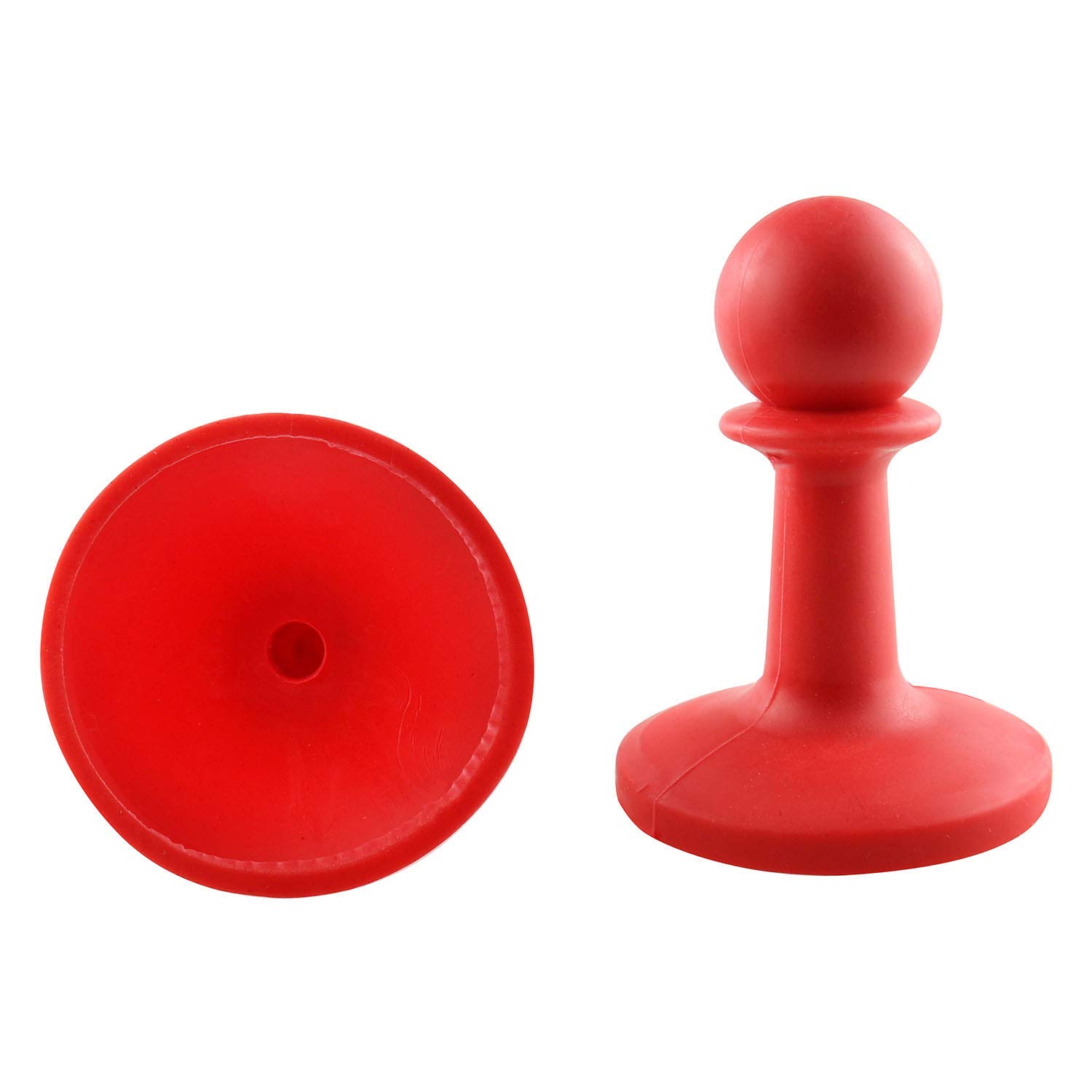 JCBIZ 4pcs Red Outdoor TPR Guard Lightning Protection Cap Camping Canopy Tent Canopy Pillar Support Lightning Protector Tent Tarp Grabbers for Camping Hiking Backpacker