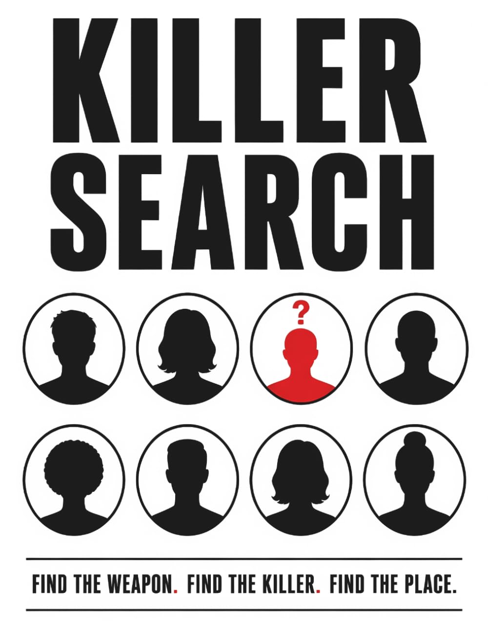 No Witnesses: A Murder Mystery Word Search Puzzle Book for Adults — 60 Unsolved Crime Scenes, Hidden Killers, and Coded Evidence