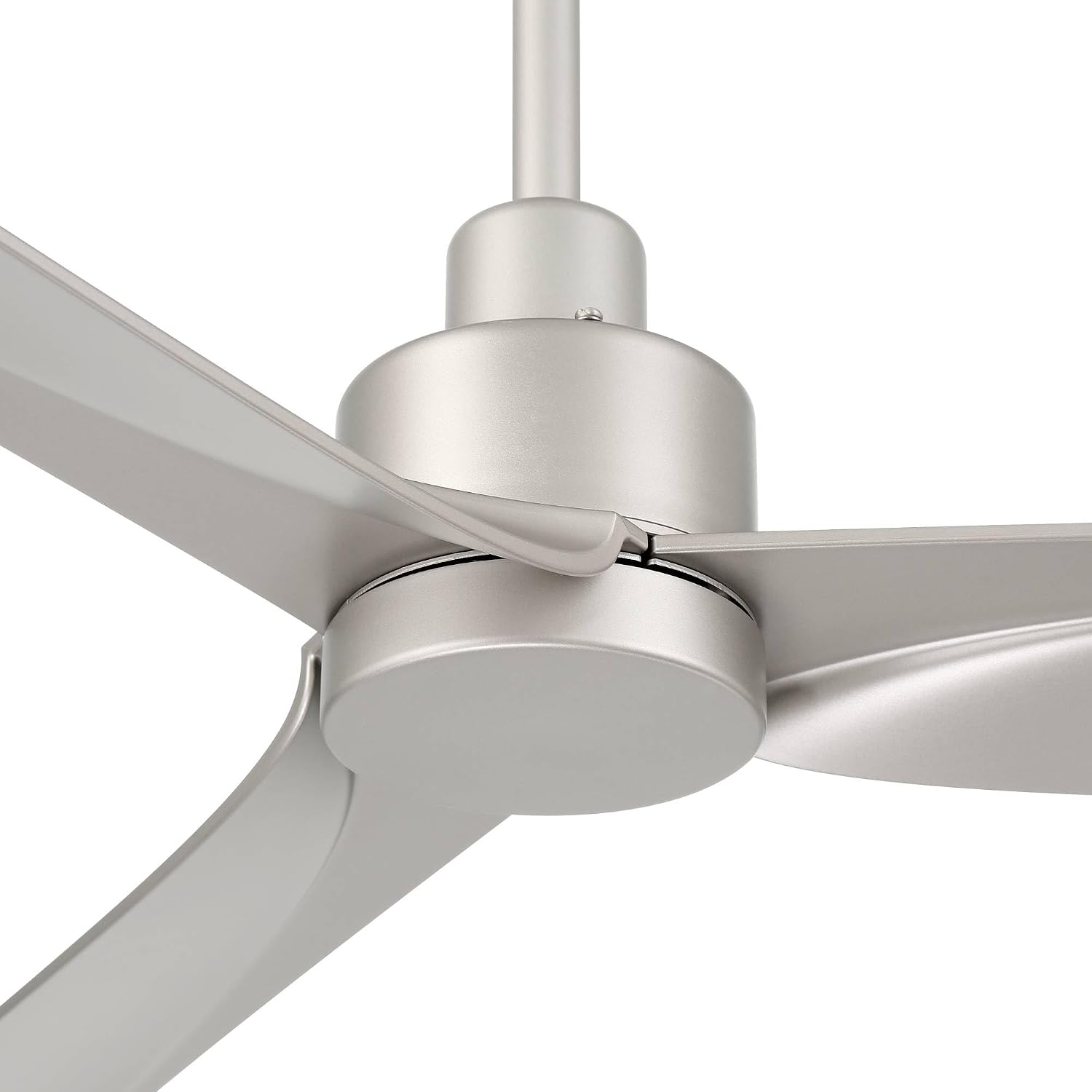 Casa Vieja 60" Sailplane Modern Industrial Indoor Outdoor Ceiling Fan 3 Blade Remote Control Silver Finish Blades Bedroom Patio Living Room Kitchen Porch Damp Rated Decorative DC Motor Garage