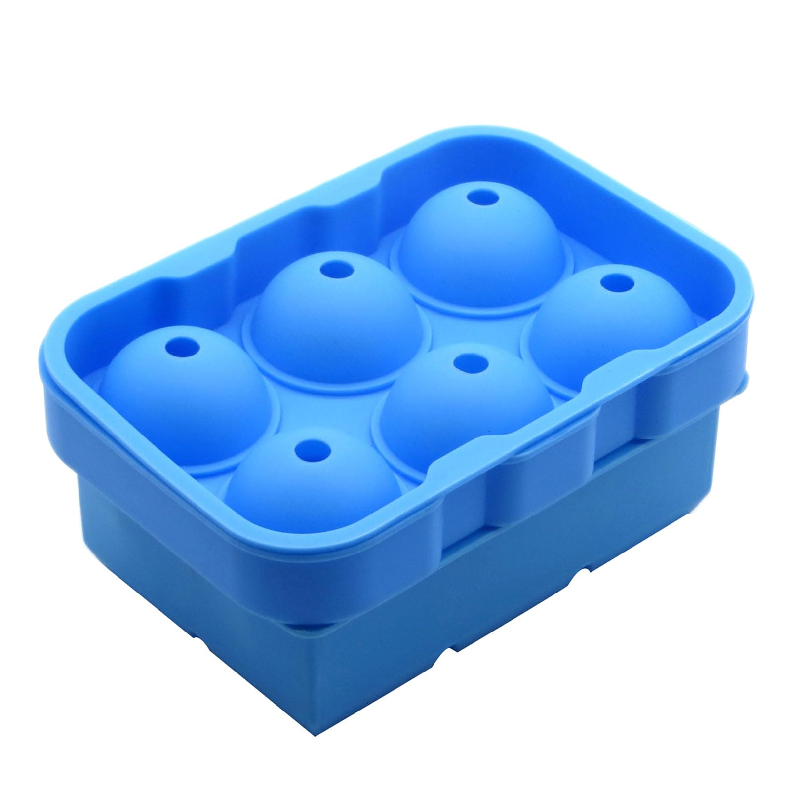 HZBB Of 2 Round and Square Trays Hand Making Tools Maker for Chilling Beverages Silicone Molds