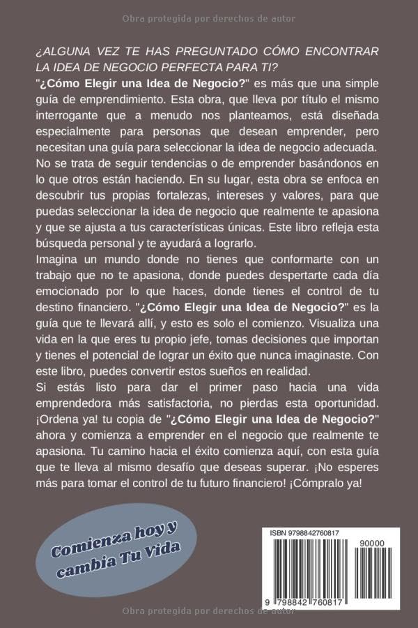 Miniatura 2 de CÓMO ELEGIR UNA IDEA DE NEGOCIO Criterios para escoger una idea de negocio y ganar dinero con ella (El Mundo es un Negocio y una Selva) (Spanish