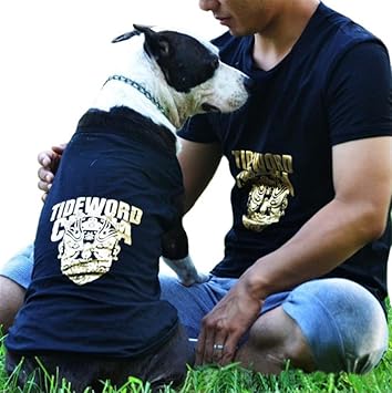 Amazon ペット服 犬服 Tシャツ タンクトップ お揃い ペアルック コットン 黒 ブラック 人用 Xl ノーブランド シャツ パーカー 通販