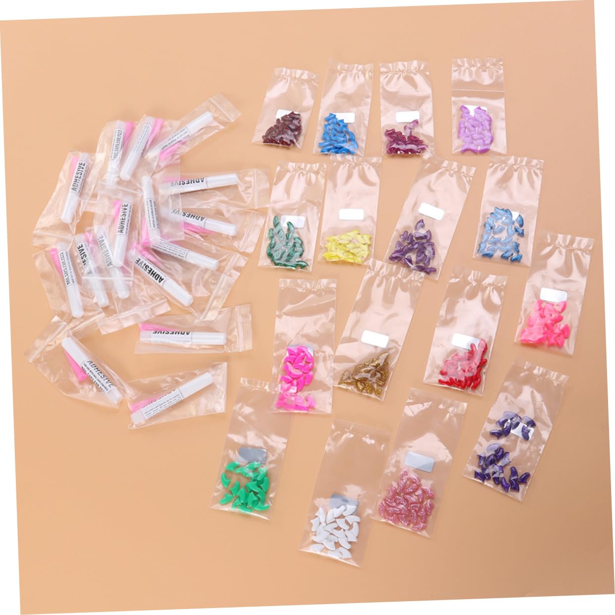 Toddmomy 300 Pièces Casquettes De Griffe De Chat Kit Ongles Couvre-Griffes De Chat Capuchons D'ongles De Chats Casquettes à Griffes Capuchons D'ongles pour Animaux De Compagnie