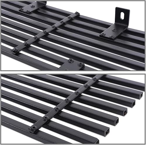 Miniatura 8 de PIT66 Parrilla de parachoques delantero inferior en bloques negro, compatible con Ford 2009-2014 F150 F-150 Pickcup, parrilla horizontal negra (no