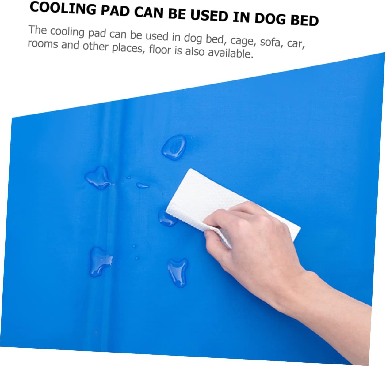 Pet Cooling Mat for Dogs and Cats Ice Pad for Comfortable Rest and Sleep Lightweight and Portable for Home Car and Travel