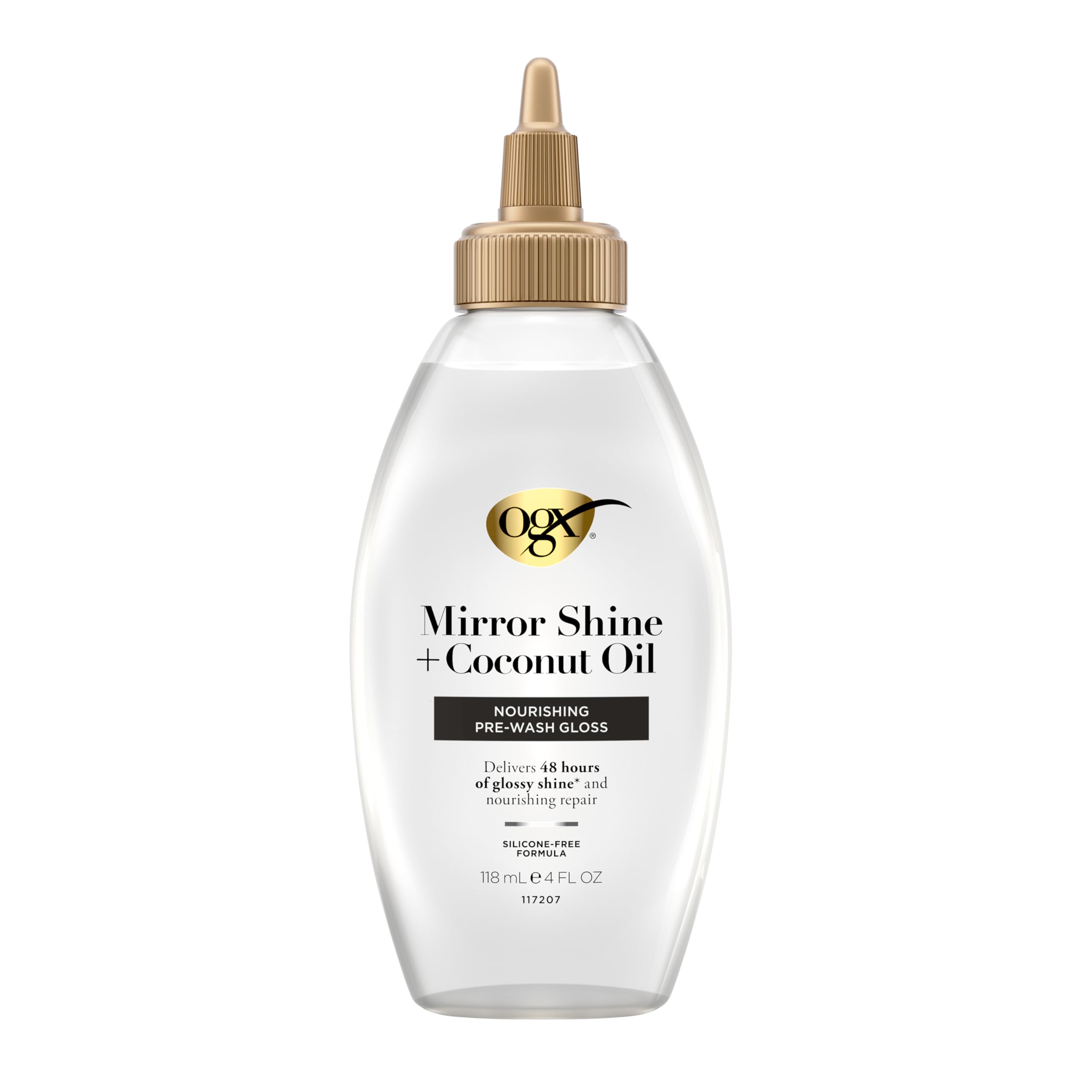 OGX Mirror Shine + Coconut Oil Nourishing Pre-Wash Gloss 118ml