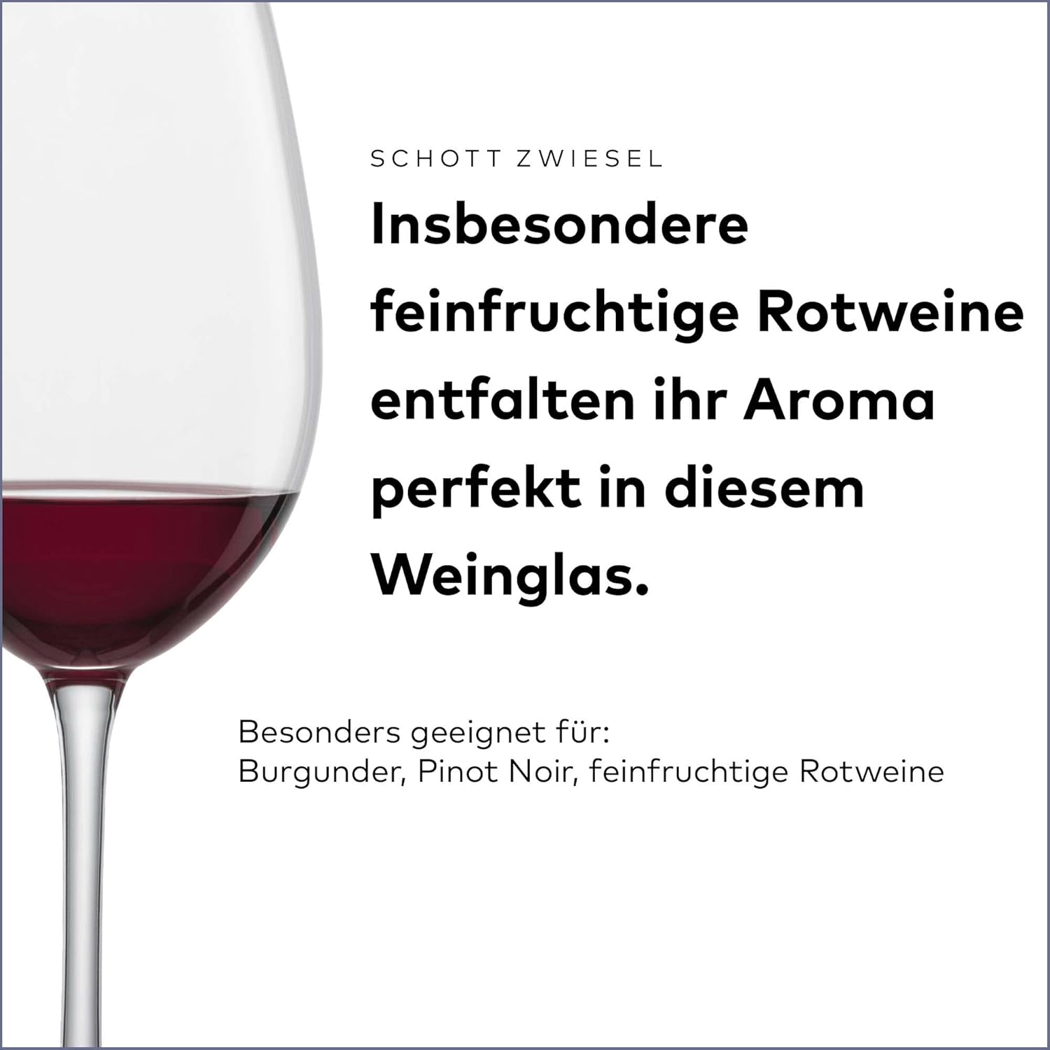 Schott Zwiesel Classico Red Wine Glass (Set of 6), Classic Burgundy Glasses for Red Wine, Dishwasher Safe Tritan Crystal Glasses, Made in Germany (Item No. 123651)