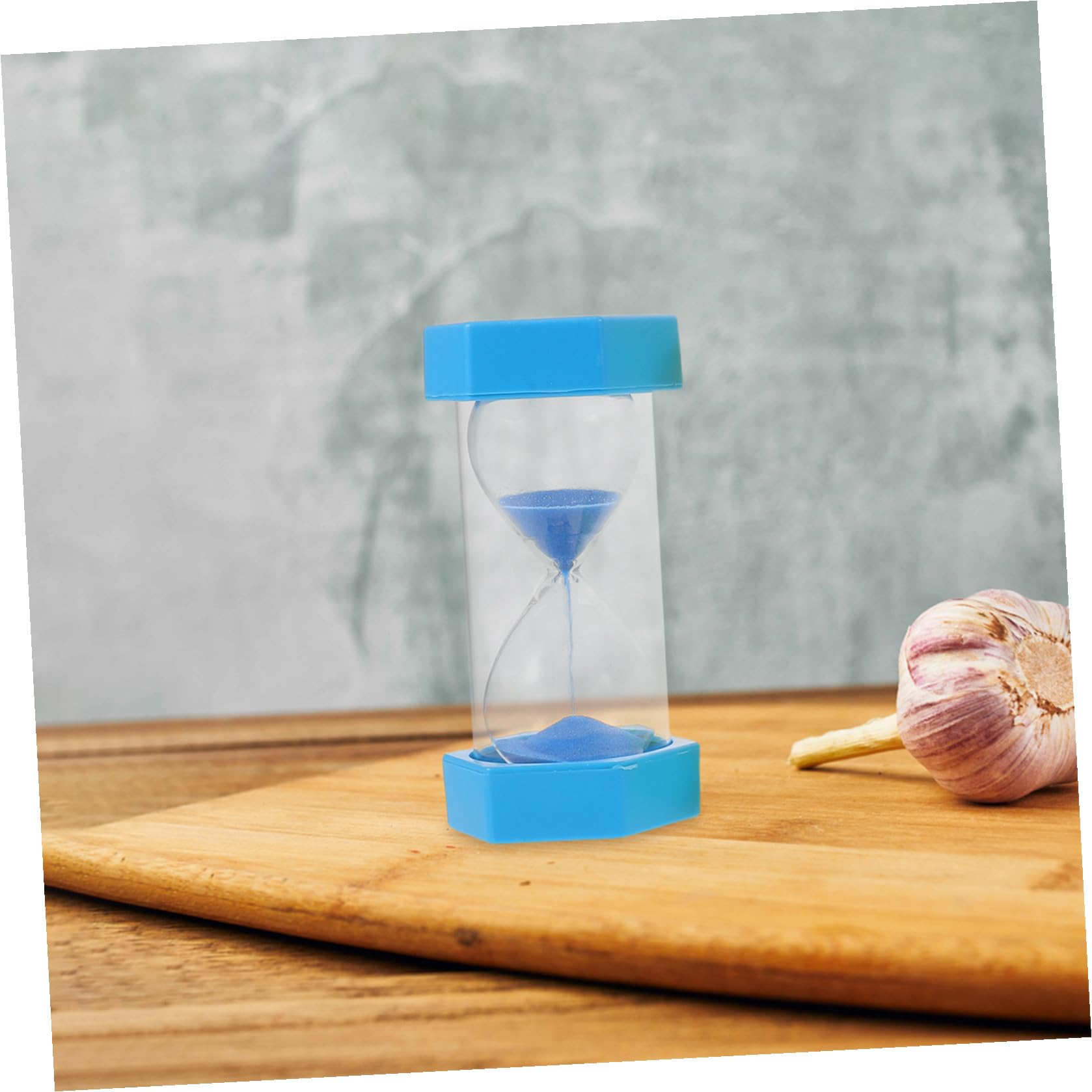 Clessidra Timer in Sabbia Colorata 5 Pezzi in Vetro e Plastica | Timer Promemoria Cucina Clessidra, 1/3/5/10/30 Minuti, per Apprendimento e Cucina