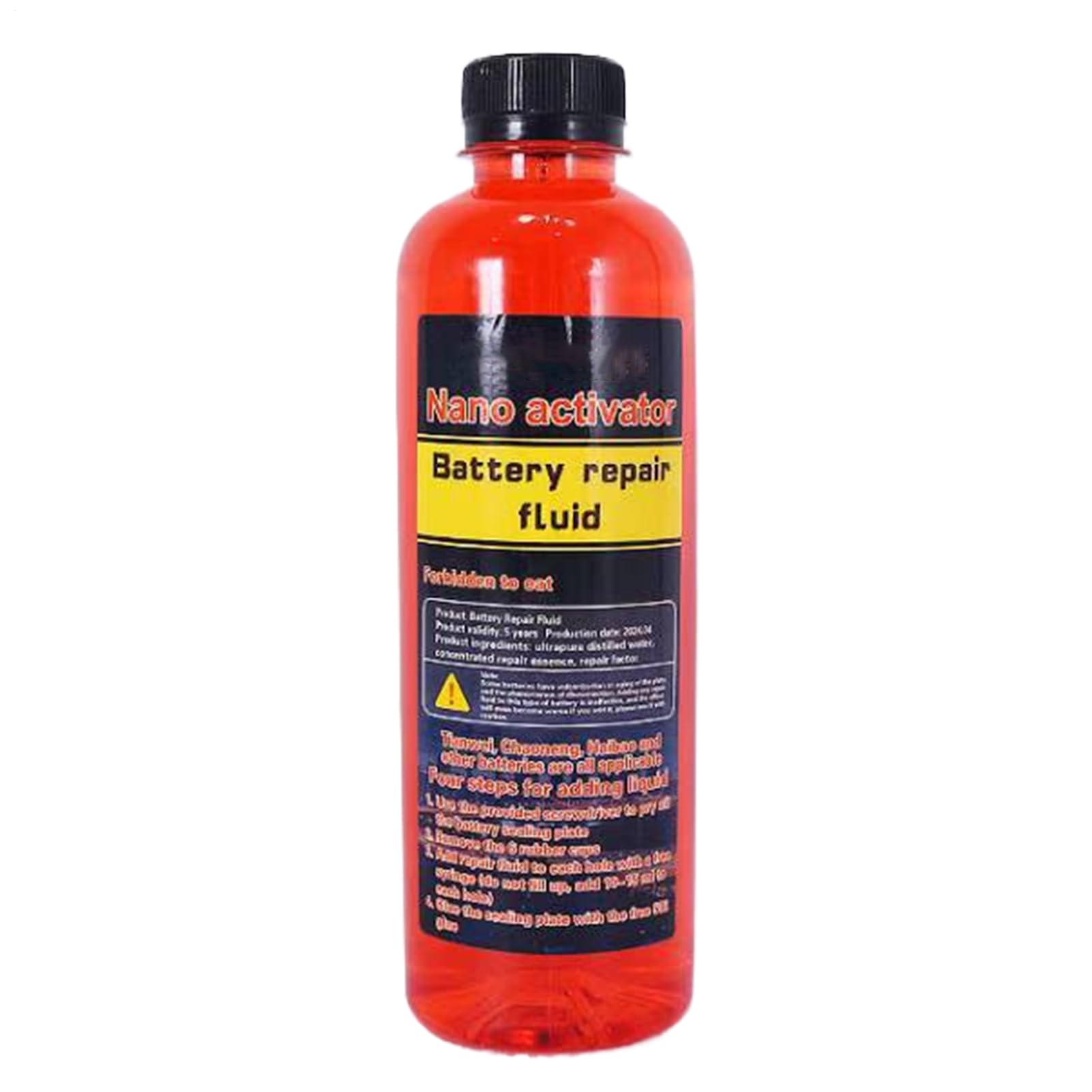 Aditivo per batteria per auto - liquido di riparazione della batteria da 500 ml premium per ripristino a livello di acido, efficienza di ricarica potenziata con facile applicazione, strumento di manut