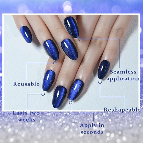 Vista 433 de evpct-Kit de 2 piezas de polvo metálico dorado y plateado con efecto espejo cromado para uñas; pigmento de uñas holográfico iridiscente camaleónico