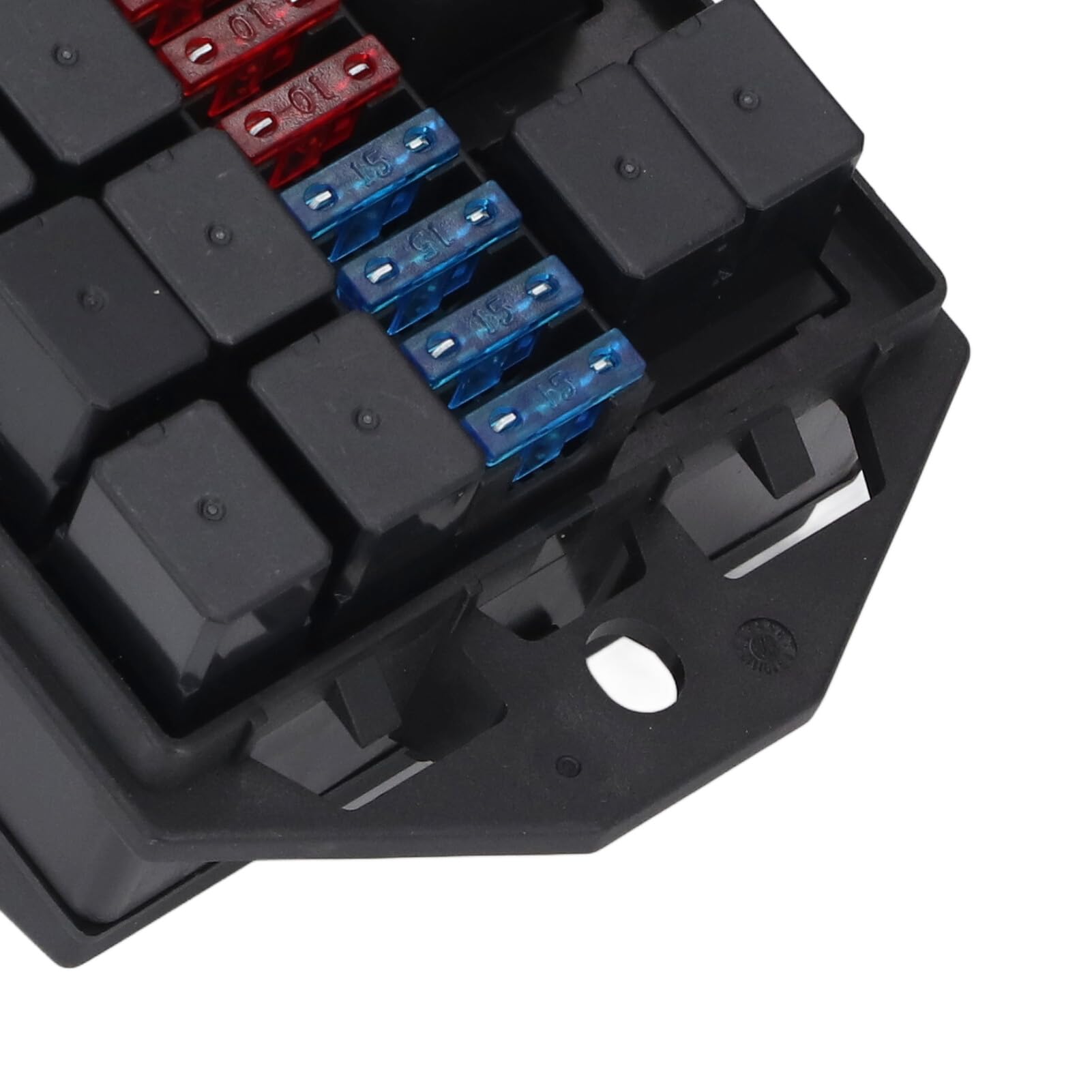Scatola relè fusibile SustVita Blade 12V con fusibile ATO 24 ATC e 11 relè, scatola fusibile relè automobilistico a 4 e 5 pin per applicazioni marine, automobili e camion