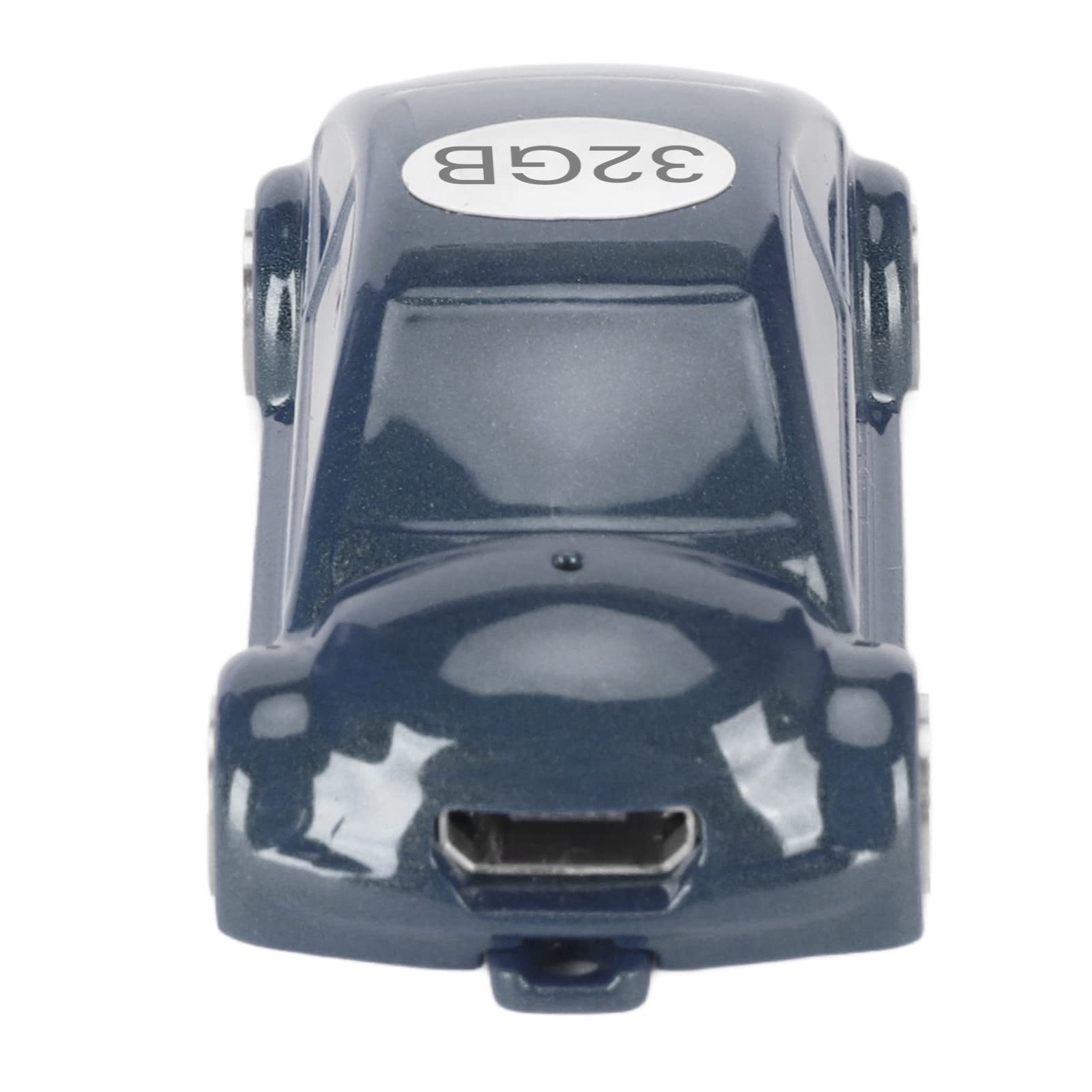 Mini Recorder, Metal Support Through Wall HD Noise Canceling Built in Timestamp Car Shape Voice Activated Small Recorder for Lecture for Interview (Neutral English Dark Blue 32GB)-image-31
