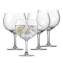 SCHOTT ZWIESEL Bicchieri da Gin Tonic Glass Bar Special (set di 4), bicchieri lunghi a bulbo per gin tonic, bicchieri in cristallo Tritan lavabili in lavastoviglie, Made in Germany (art. 130002)
