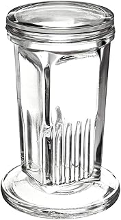 Coplin Staining Jar, 5-Slide Capacity, Glass Lid, 60ml, Karter Scientific 214I4 (Single)