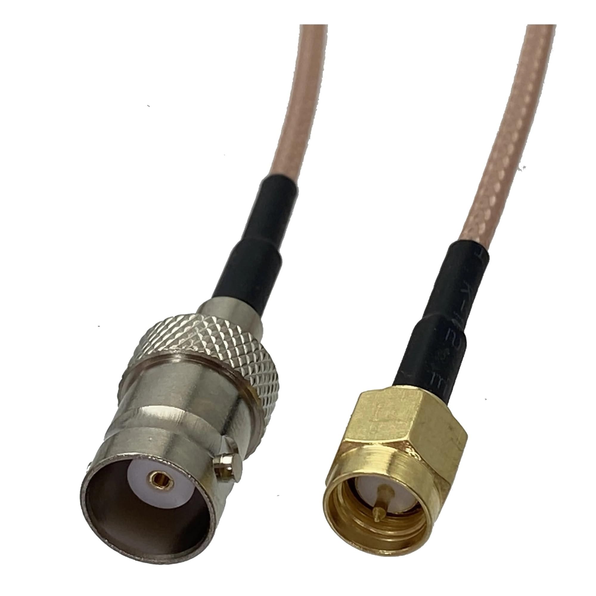 10 Pezzi RG316 BNC Femmina A SMA Maschio Connettore Coassiale A Spirale