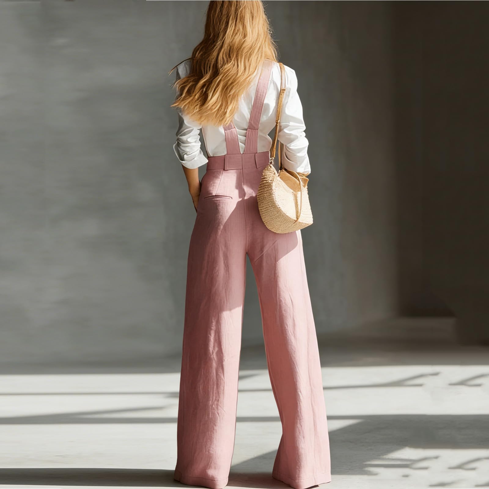 Générique 2026 Pantalon Femme été, Haut sans Manches à imprimé léopard Ample et Tendance avec Pantalon Large en Mousseline, Tenue décontractée
