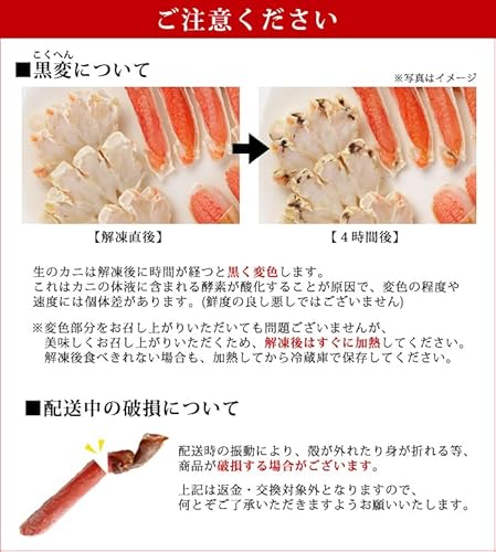 門永水産 生ズワイ蟹ポーション【中】40本入 800g の商品画像 6