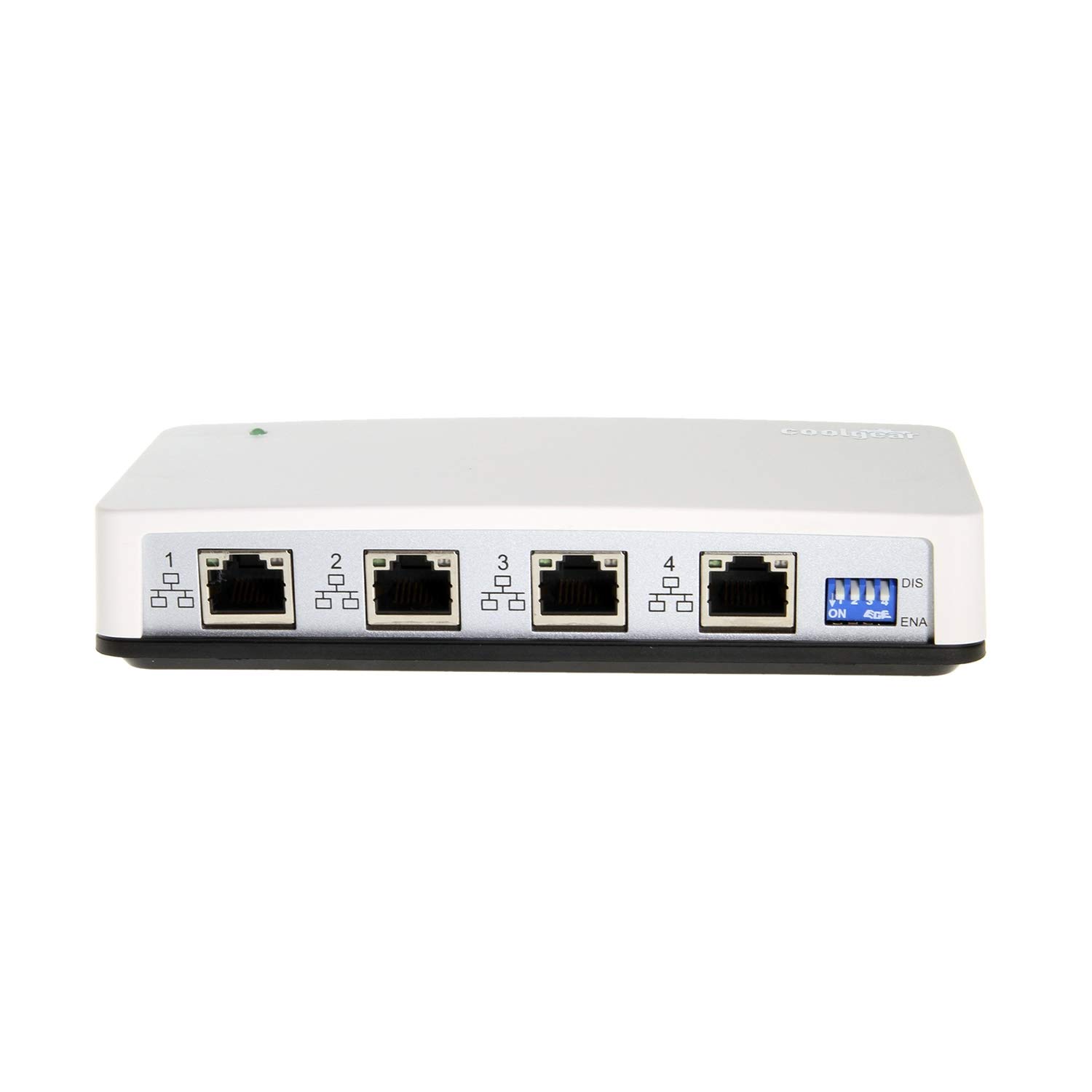 Coolgear 4-Port Gigabit Ethernet to USB3.1 Gen1 Adapter w/Mounting Kit
