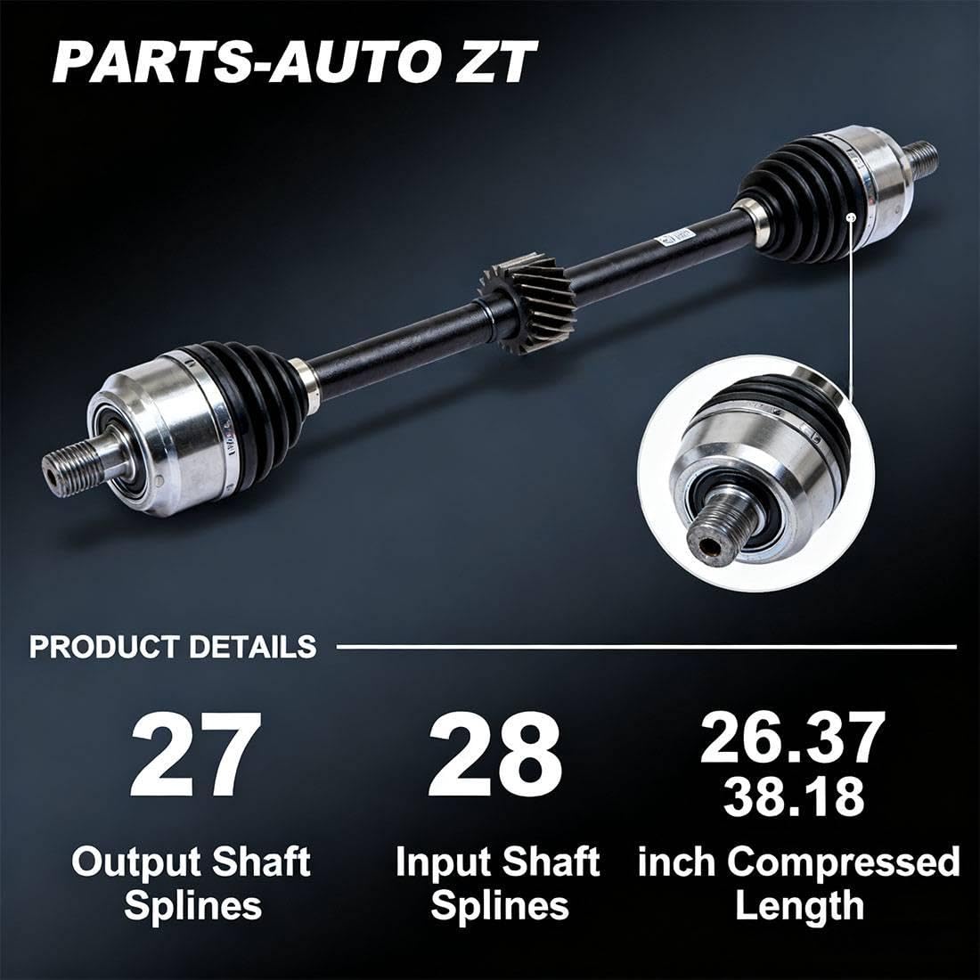 Amazon.com: 2 Piece Front Left Front Right CV Axle Assembly, Axel