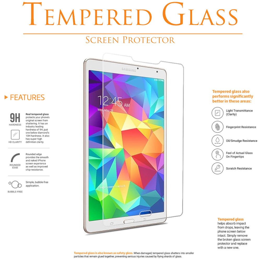 Tempered Glass Screen Protector for Samsung Galaxy Tab S 8.4" T700