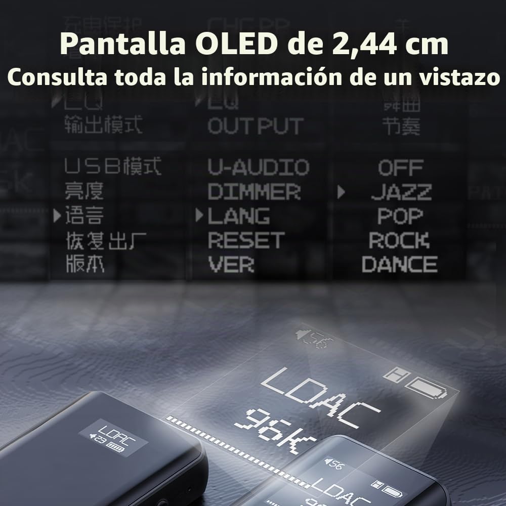 FiiO BTR15 Amplificador/DAC Tipo Dongle con 340mW de Potencia