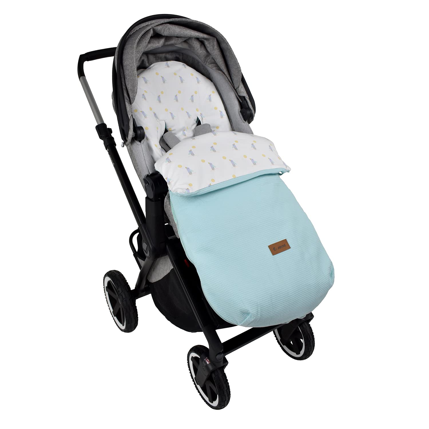 Jané Nest Plus Slight, Sacco da Mezza Stagione, Trasformabile in Materassino, Cinghie di Chiusura, Cotone, Universale, Traspirante