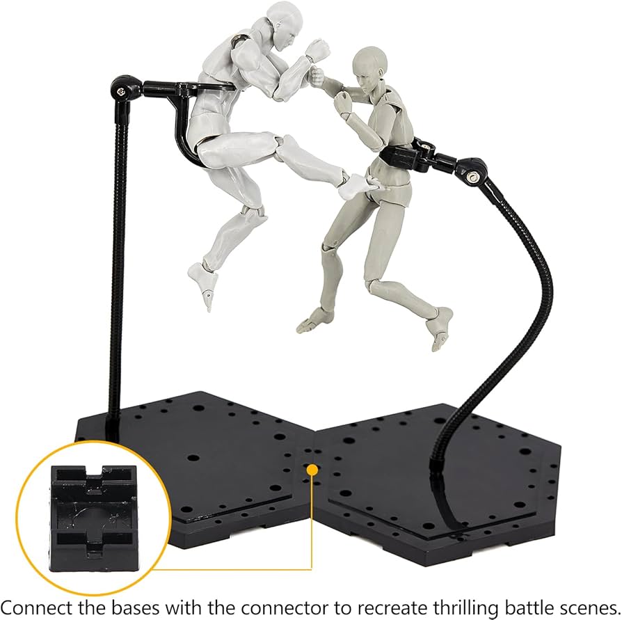 Amazon.com: Yocoolfun 3 Pack Black Action Figure Stand,Action Amazon.com: Yocoolfun 3 Pack Black Action Figure Stand,Action