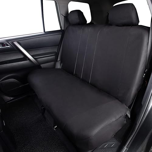 Miniatura 8 de Flying Banner Fundas de asiento de coche para asiento delantero y trasero, de poliéster, protectores de asiento de automóvil, fácil instalación, con