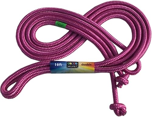 Miniatura 13 de Just Jump It Cuerda de saltar individual de 16 pies para niños, mujeres y hombres, equipo de entrenamiento activo para jóvenes al aire libre, azul
