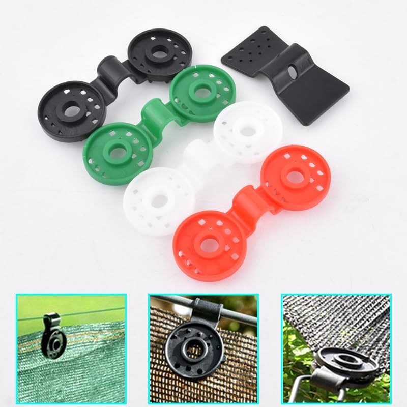 Image of Havilah Sun Shading Net Clip Green Colour Home Fence Installation Hook Greenhouse Sunshade Net Clamp