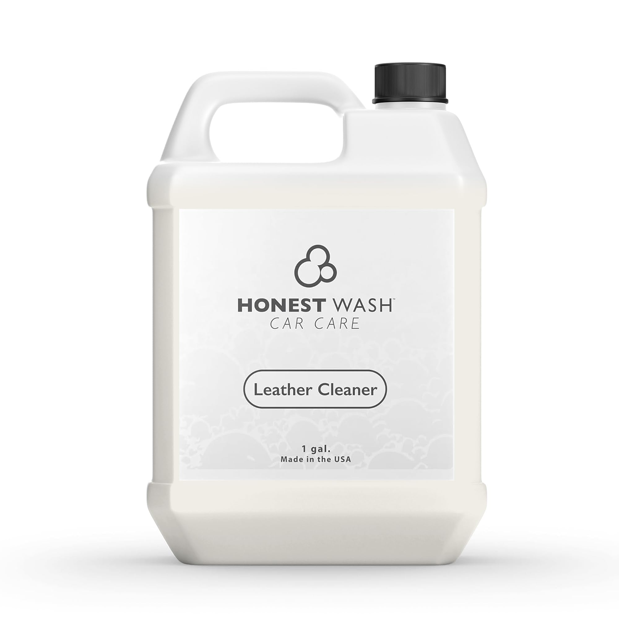 Honest Wash Car Leather Cleaner – Cleans, Conditions, & Restores Leather | Replenishes Natural Oils and Prevents Cracking | Non-Greasy Formula for Seats, Panels, & More | Made in The USA (128 Fl Oz)