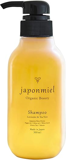 japonmielオーガニック はちみつシャンプー300ml 日本はちみつ配合 アミノ酸系ノンシリコン