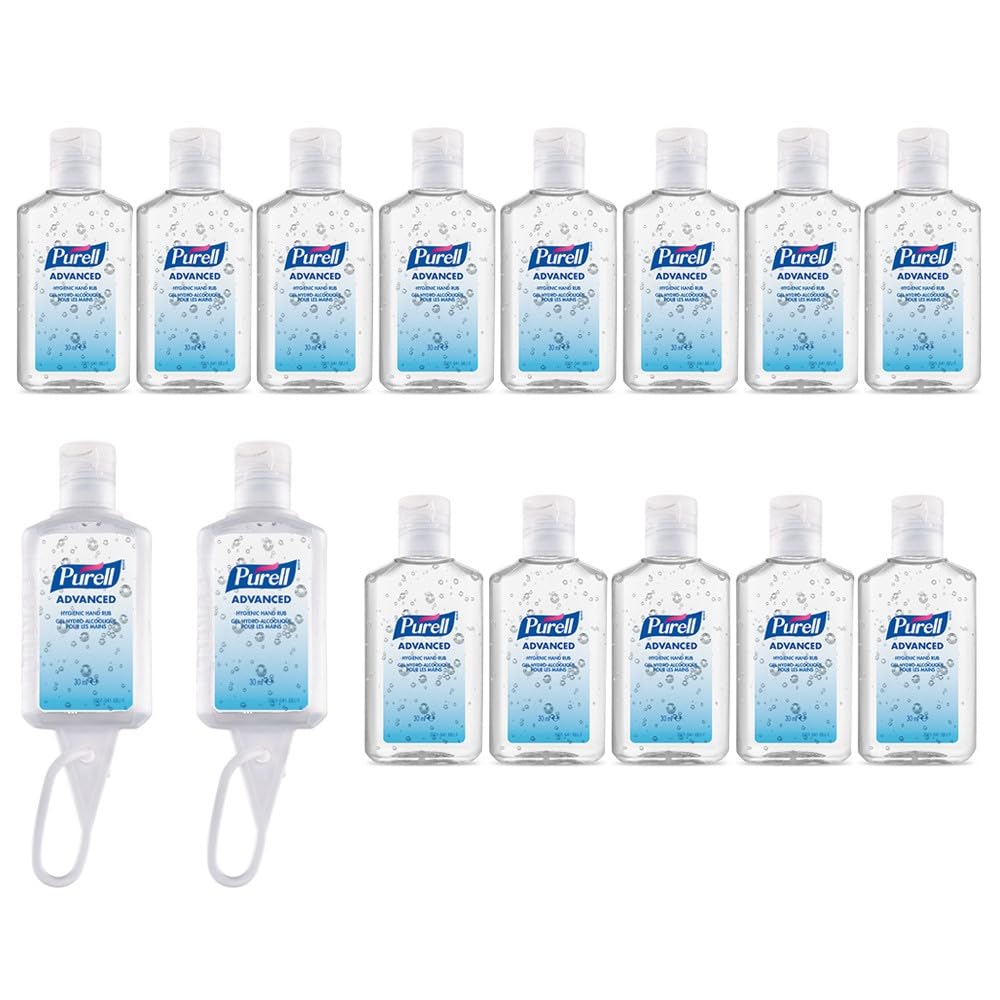 PURELL ADVANCED HAND SANITISER GEL 30mL x 15 Pack. Flip Top Bottle, with 2 x PURELL PERSONAL Jelly Wrap. Kills 99.99% of most common germs. 70% alcohol formulation with moisturisers