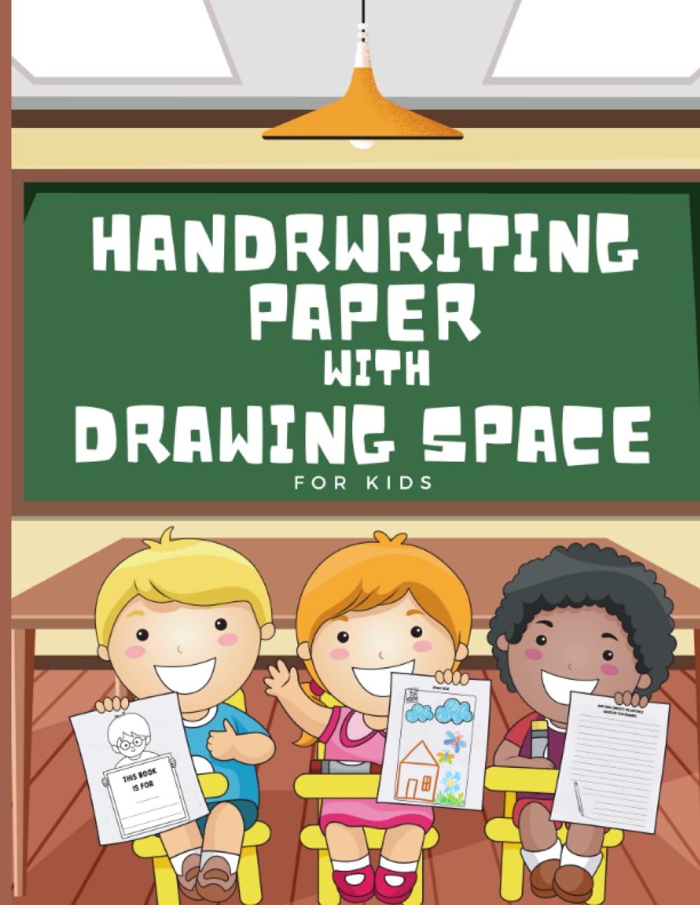 Independently published HANDWRITING PAPER WITH DRAWING SPACE: A Draw and Write Journal/Elementary Primary Blank Handwriting Practice Books with picture space For Kids/Tailles 8,5x11 inc; Pages 101