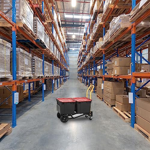 Harper Trucks Convertible Nylon Hand Truck w/ Stair Glides, 300lb Dolly & 400lb Cart Limit