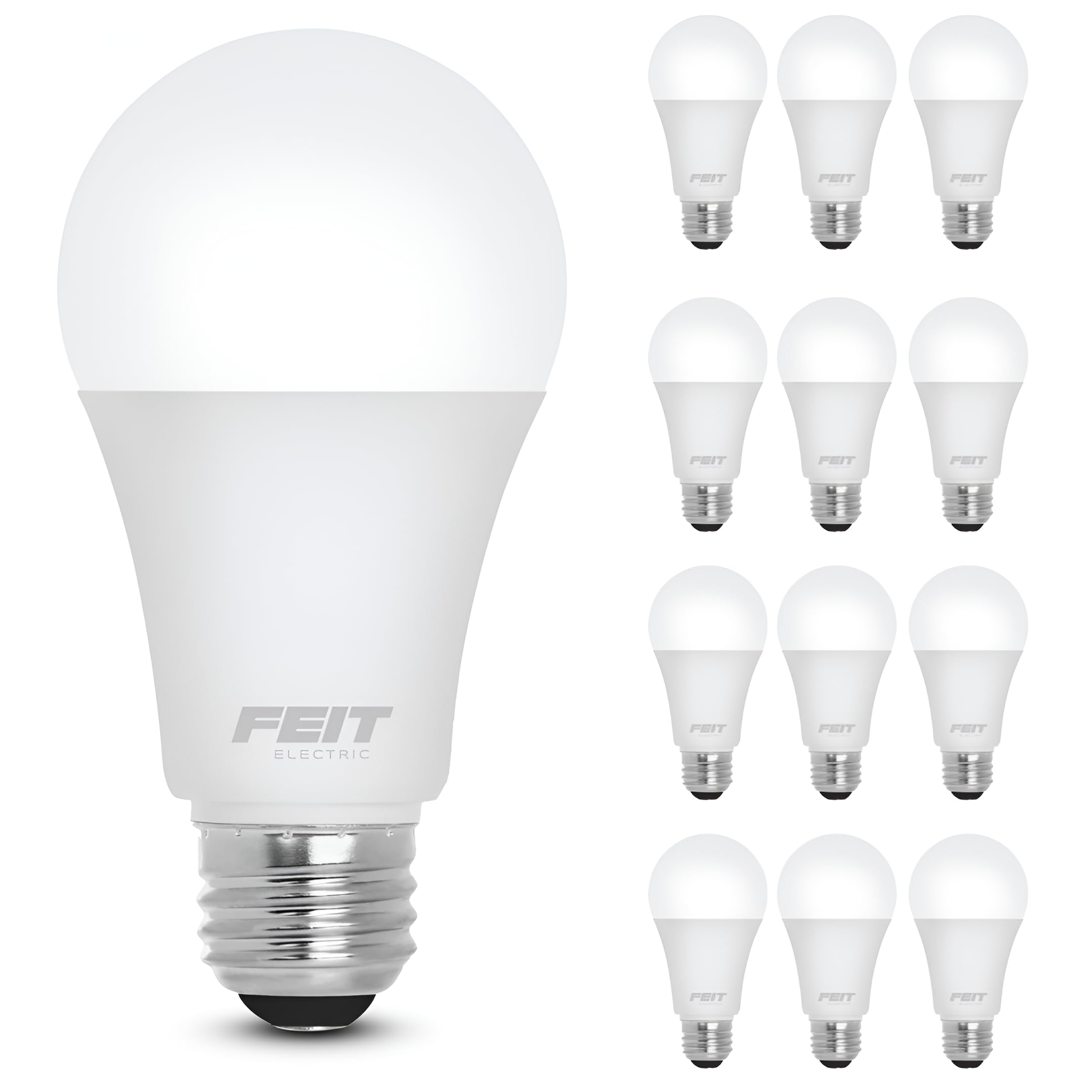 Feit Electric A19 LED Light Bulb, 75W Equivalent, E26 Medium Base