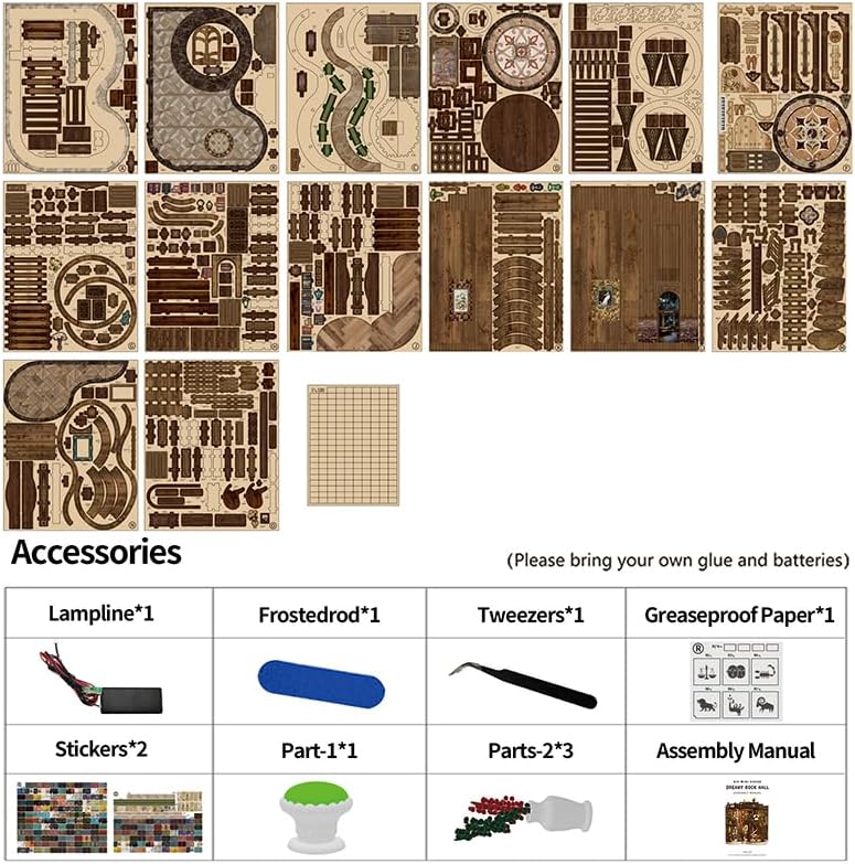 Dreamy Book Hall DIY Book Nook Kit for Adults - Wooden Bookshelf 3D Book Nook Miniature Kit with LED Lights, Puzzle Library Decor for Book Lovers, Dust Proof Display, Tiny Elegant Bookshelf