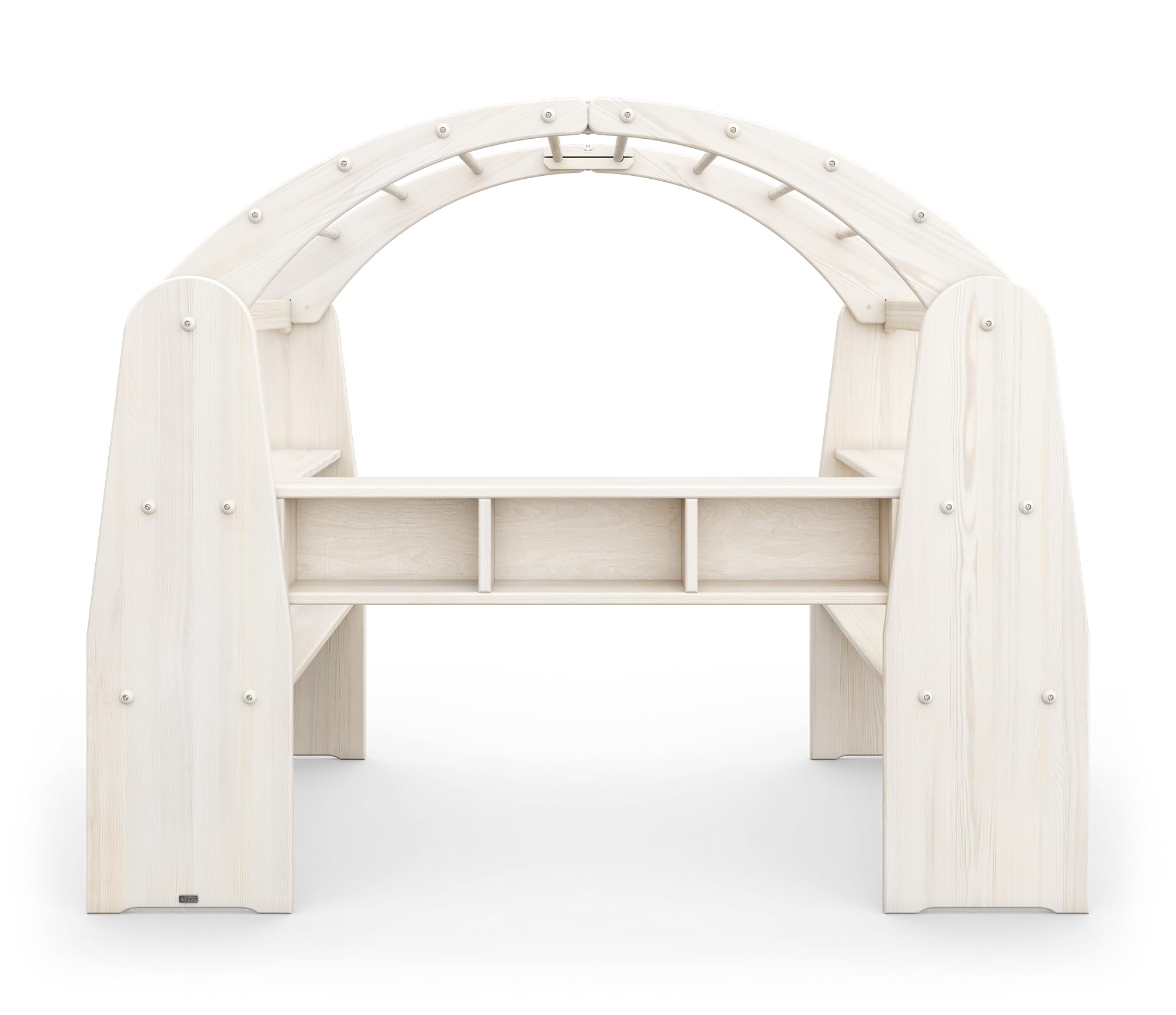 BioKinder Spielhaus Anna Spielständer Kaufmannsladen aus zertifiziertem Massivholz 159 x 88 x 129,5 cm