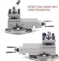 Vista 3 de Soporte de montaje de poste de herramienta de torno de metal que procesa los accesorios AT300 del mini torno