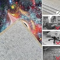 Gaming Bürostuhl Unterlage für Hartböden, Bodenschutzmatte Bürostuhl Teppich, Computerstuhl Teppiche, Schreibtischstuhl Unterlage, Schutzmatte für Laminat, Stuhlmatte für Home Office 200 x 230 cm – Ansicht 6