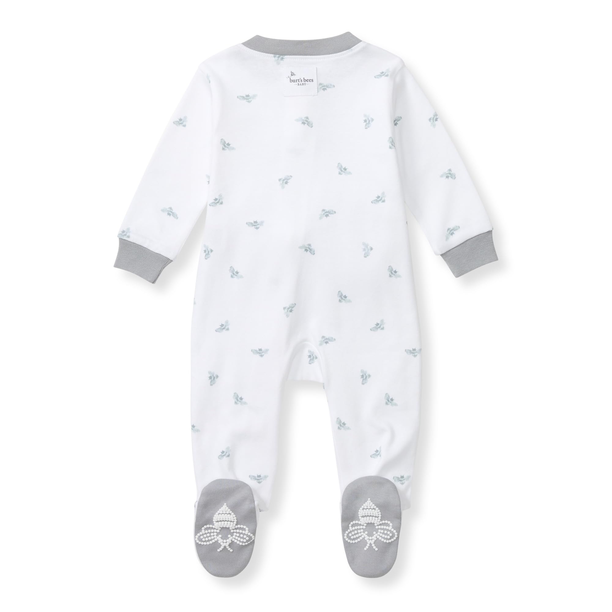 Burt's Bees Baby Baby - Jungen Sleep And Play Pjs, 100% Organic Cotton One-piece Zip Front Romper Jumpsuit Pajamas Baby- und Kleinkind-Schlafanzüge (2er Pack)