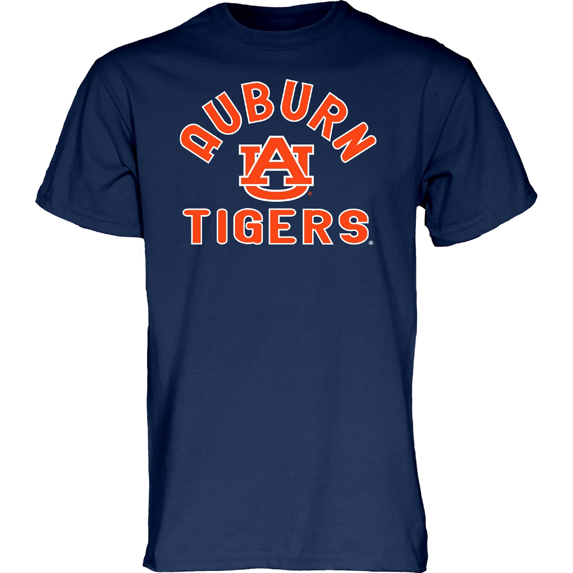 NCAA Auburn Tigers Mens T Shirt Line Up Team Color, Auburn Tigers Navy, Large