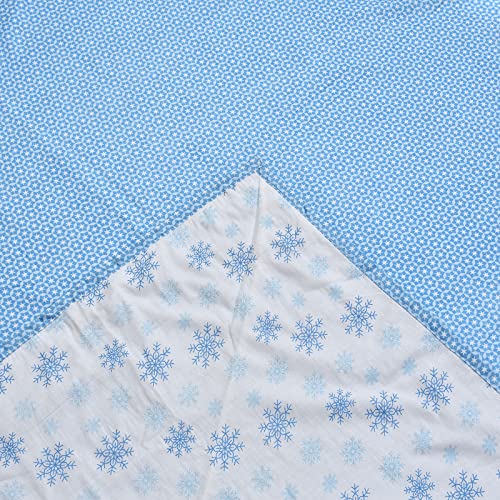 Image of Florida Blue Colour AC Blanket Single Dohar (146 X 220 cm)
