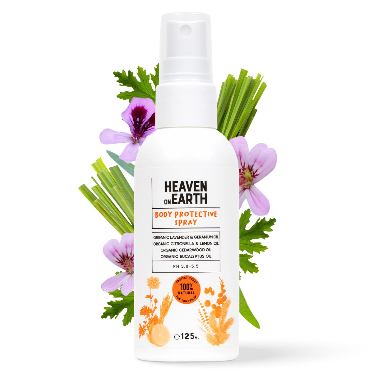 Heaven On Earth Doğal Koruyucu Vücut Losyon Sprey 125 ml
