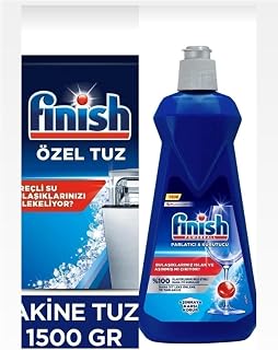 Finish Özel Makina Tuzu, 1500 gr, Parlatıcı Kurutucu ile Combo…