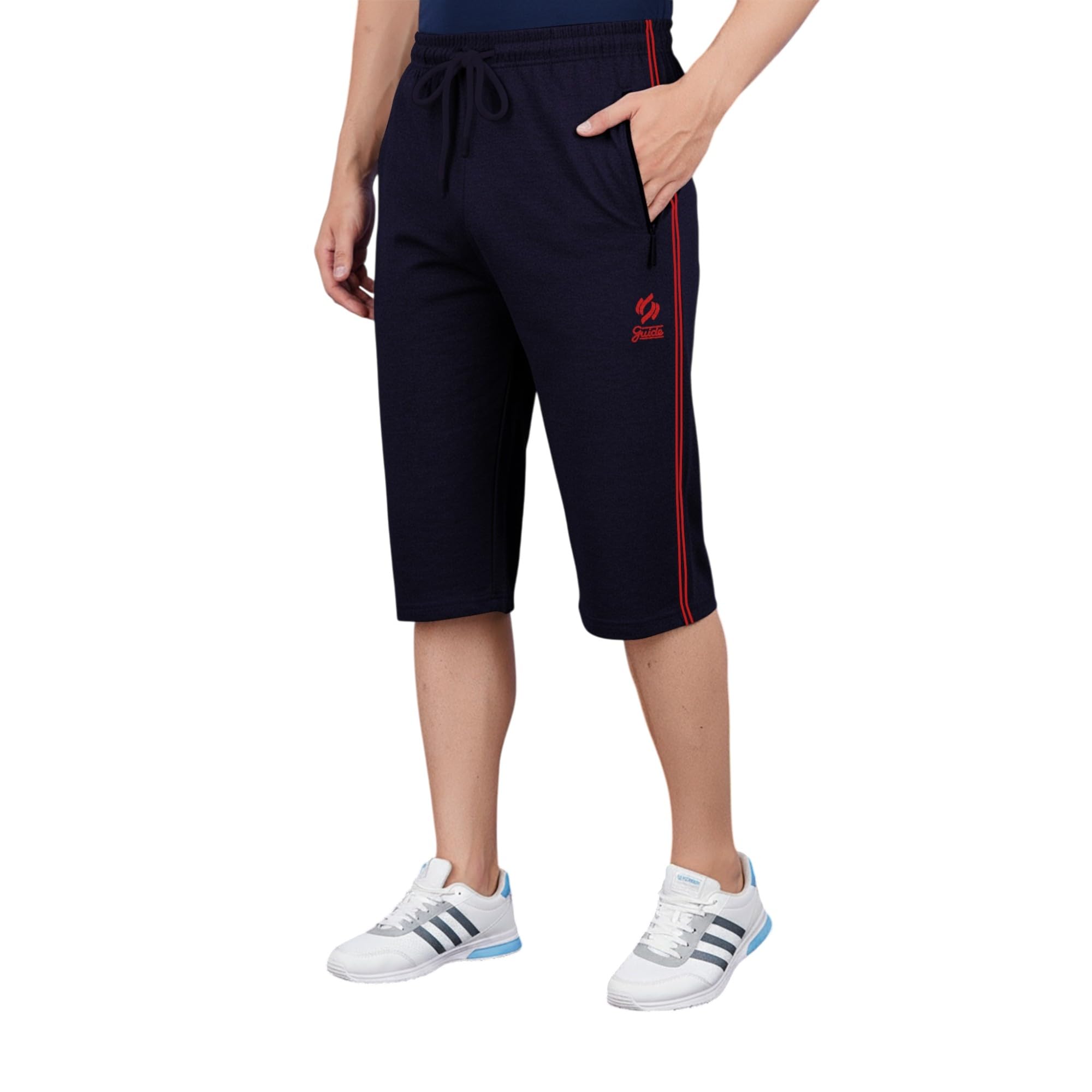 guide Men's Regular Fit Three Fourth Capri-picture-18