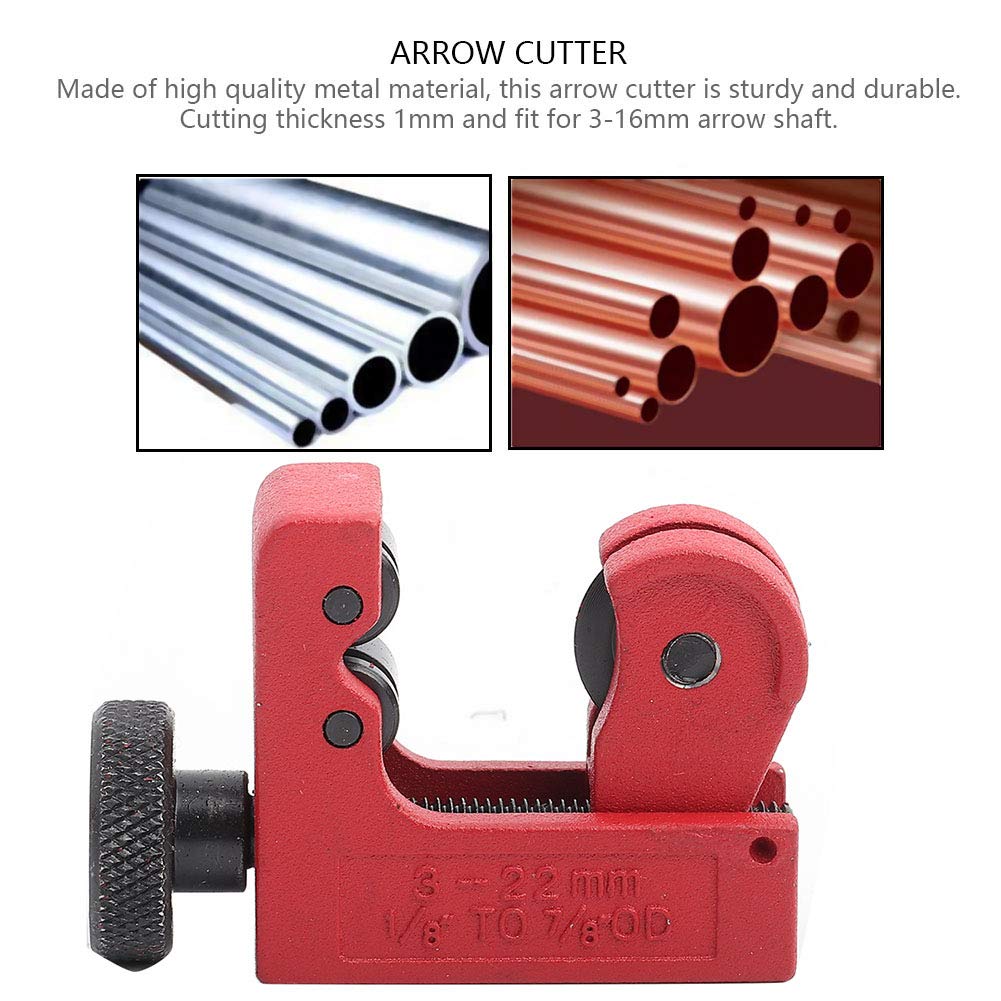 Mini Cut Off Saw Trimmer with 3-22mm Cutting Diameter, Metal Cutter Mini Archery Cutter with 3-22mm Cutting Diameter, Metal ArcheryCutter Bow Maintenance Accessories