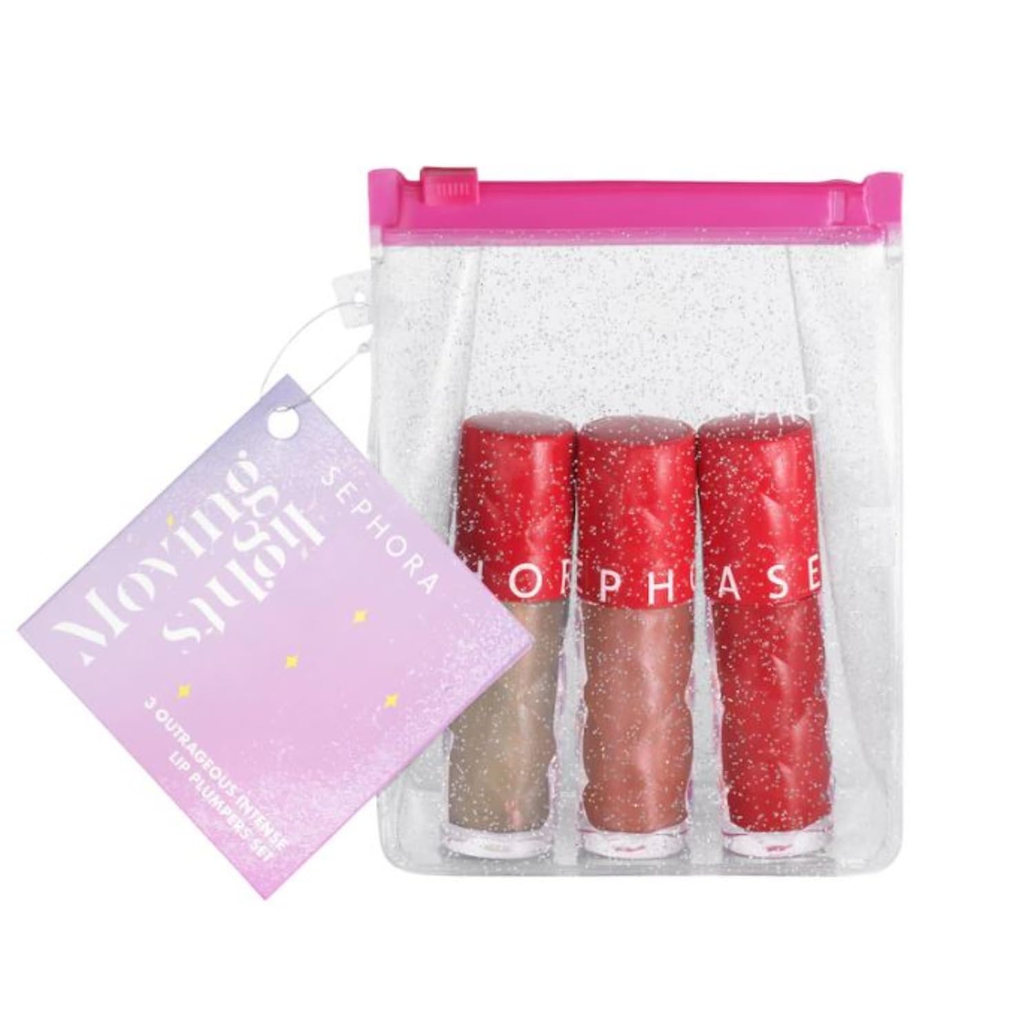 Favorites Limited Edition Moving Lights 3 Outrageous Intense Lip Plumpers Set - 0.2 fl oz / 6 mL each | plump