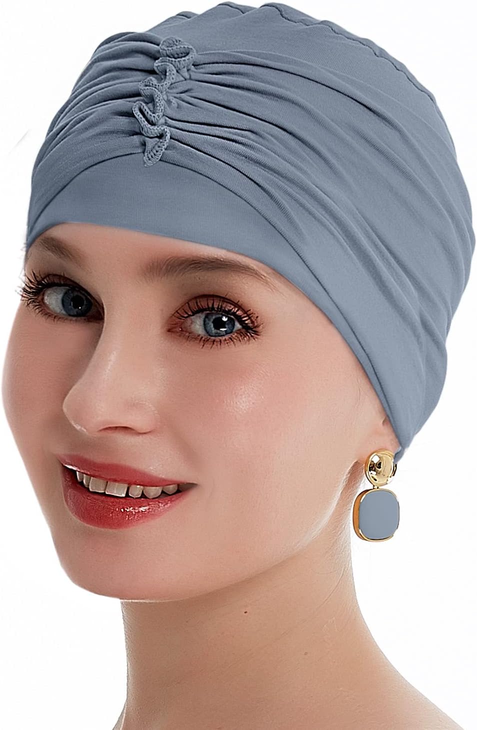 osvyo Soft Chemo Headwear Beanie Cap for Women Hair Loss- Hats for Cancer Handmade - Image 2